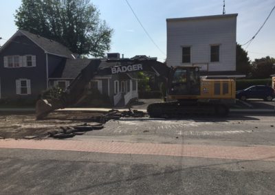 Removing asphalt from roadway