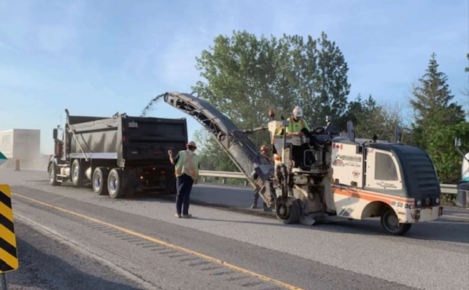 Badger Excavating asphalt grinding
