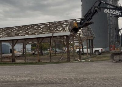 Farm demolition